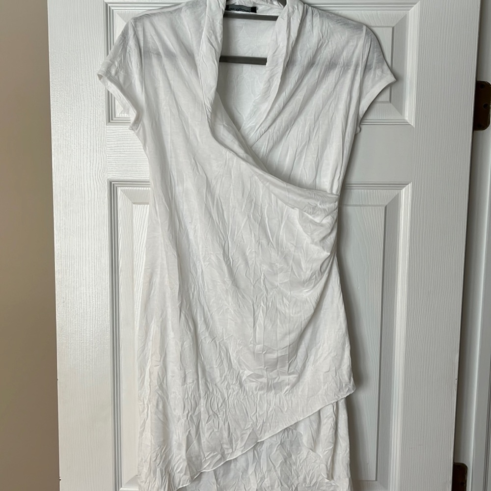 Six M white long summer dress